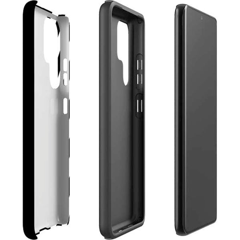 Black and White Stripes Galaxy S22 Ultra Pro Case