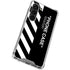 Black and White Stripes Galaxy S23 Clear Case