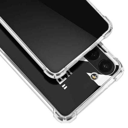 Black and White Stripes Galaxy S23 Clear Case