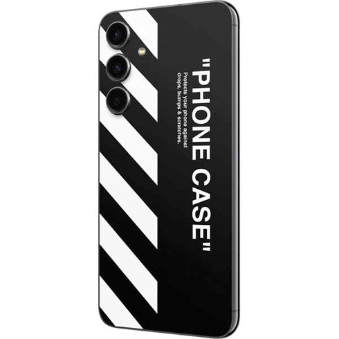 Black and White Stripes Galaxy S23 FE Skin