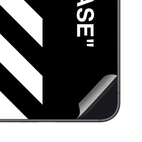 Black and White Stripes Galaxy S23 FE Skin
