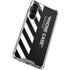 Black and White Stripes Galaxy S23 Plus Clear Case