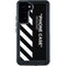 Black and White Stripes Galaxy S23 Plus Waterproof Case