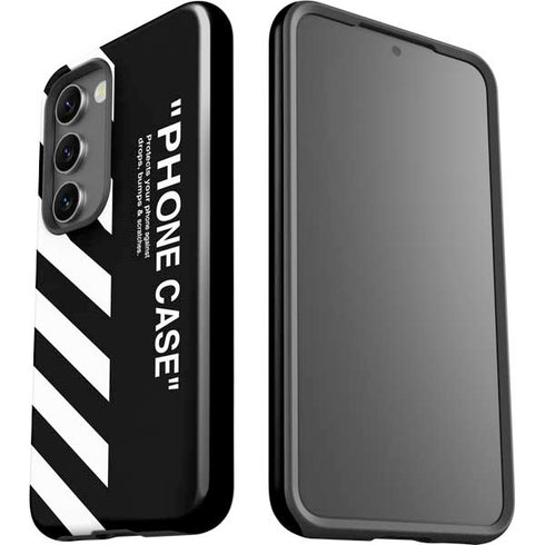 Black and White Stripes Galaxy S23 Pro Case