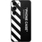 Black and White Stripes Galaxy S23 Skin