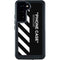 Black and White Stripes Galaxy S23 Waterproof Case
