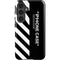 Black and White Stripes Galaxy S24 Impact Case