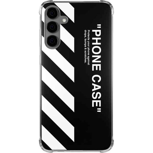 Black and White Stripes Galaxy S24 Plus Clear Case