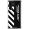 Black and White Stripes Galaxy S24 Ultra Clear Case
