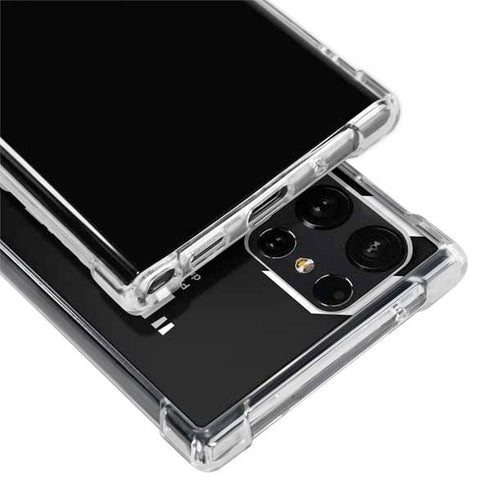 Black and White Stripes Galaxy S24 Ultra Clear Case