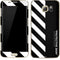 Black and White Stripes Galaxy S7 Edge Skin