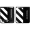 Black and White Stripes Galaxy Z Flip Skin