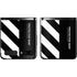 Black and White Stripes Galaxy Z Flip Skin