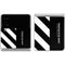 Black and White Stripes Galaxy Z Flip4 5G Skin
