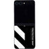 Black and White Stripes Galaxy Z Flip5 5G Skin