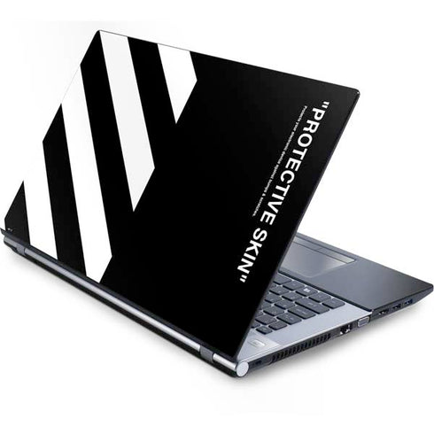 Black and White Stripes Generic Laptop Skin