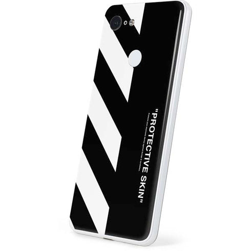 Black and White Stripes Google Pixel 3 Skin