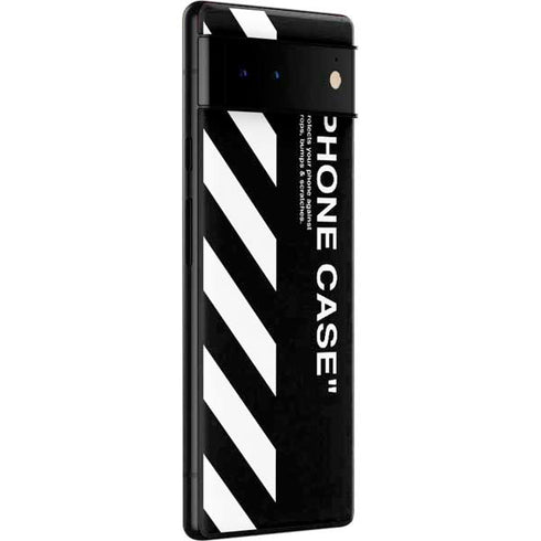 Black and White Stripes Google Pixel 6 Skin