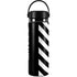 Black and White Stripes Hydro Flask 20oz Wide Mouth Skin