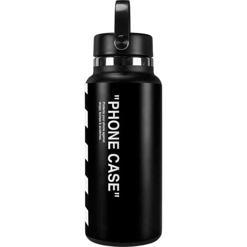 Black and White Stripes Hydro Flask 32oz Wide Mouth Skin