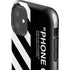 Black and White Stripes iPhone 11 Impact Case
