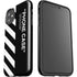 Black and White Stripes iPhone 11 Impact Case