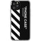 Black and White Stripes iPhone 11 Pro Clear Case