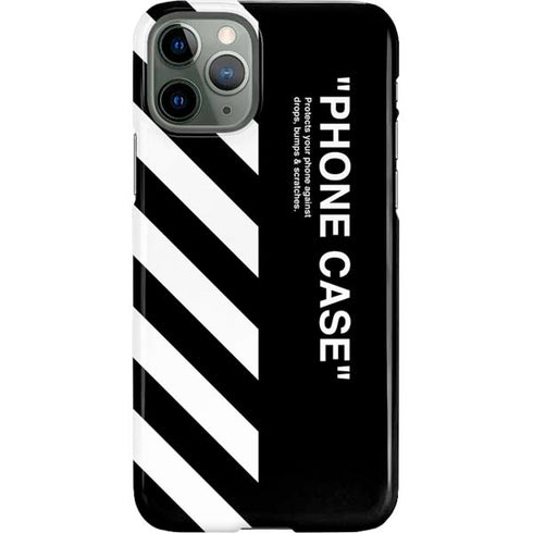 Black and White Stripes iPhone 11 Pro Lite Case