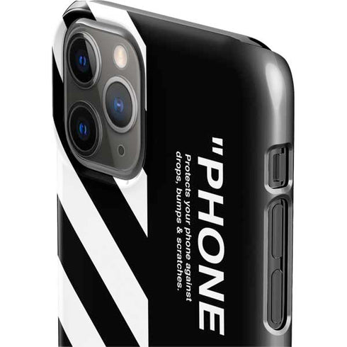 Black and White Stripes iPhone 11 Pro Lite Case