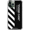 Black and White Stripes iPhone 11 Pro Max Clear Case