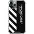 Black and White Stripes iPhone 11 Pro Max Clear Case