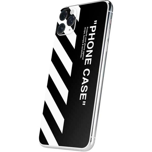 Black and White Stripes iPhone 11 Pro Max Skin