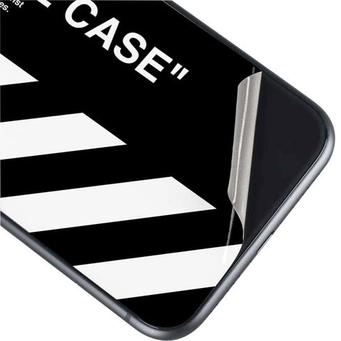 Black and White Stripes iPhone 11 Skin