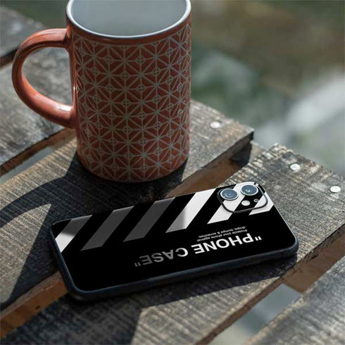 Black and White Stripes iPhone 11 Skin