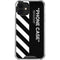 Black and White Stripes iPhone 12 Clear Case