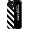 Black and White Stripes iPhone 12 Mini Impact Case