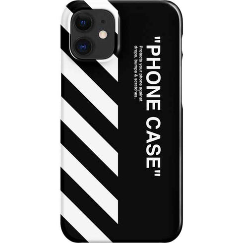Black and White Stripes iPhone 12 Mini Lite Case