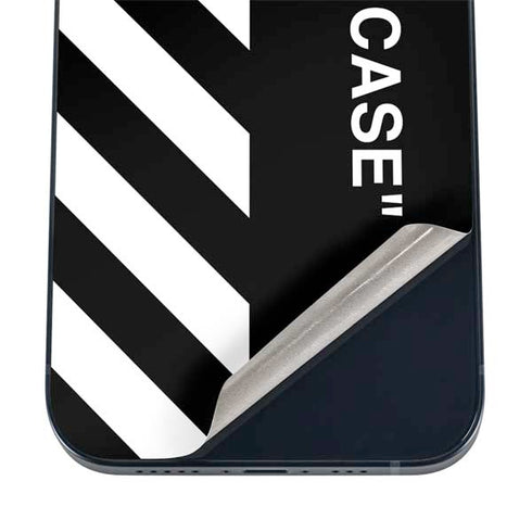 Black and White Stripes iPhone 12 Mini Skin