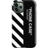 Black and White Stripes iPhone 12 Pro Impact Case