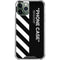 Black and White Stripes iPhone 12 Pro Max Clear Case