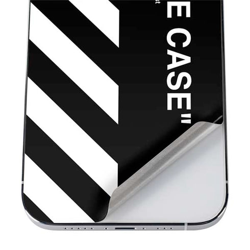 Black and White Stripes iPhone 12 Pro Max Skin