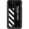 Black and White Stripes iPhone 12 Pro Max Waterproof Case