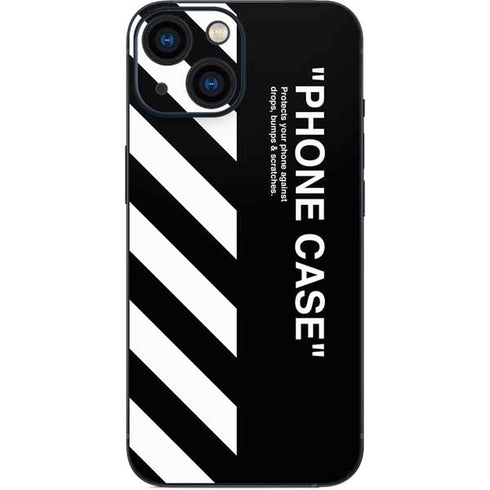 Black and White Stripes iPhone 13 Mini Skin