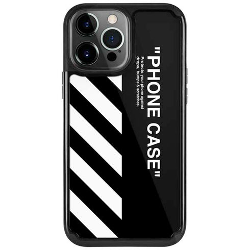 Black and White Stripes iPhone 13 Pro Cargo Case