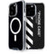 Black and White Stripes iPhone 13 Pro MagSafe Case
