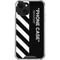 Black and White Stripes iPhone 14 Plus Clear Case