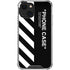 Black and White Stripes iPhone 14 Plus Clear Case
