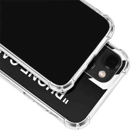 Black and White Stripes iPhone 14 Plus Clear Case