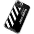 Black and White Stripes iPhone 14 Plus Clear Case