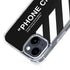 Black and White Stripes iPhone 15 Plus MagSafe Case